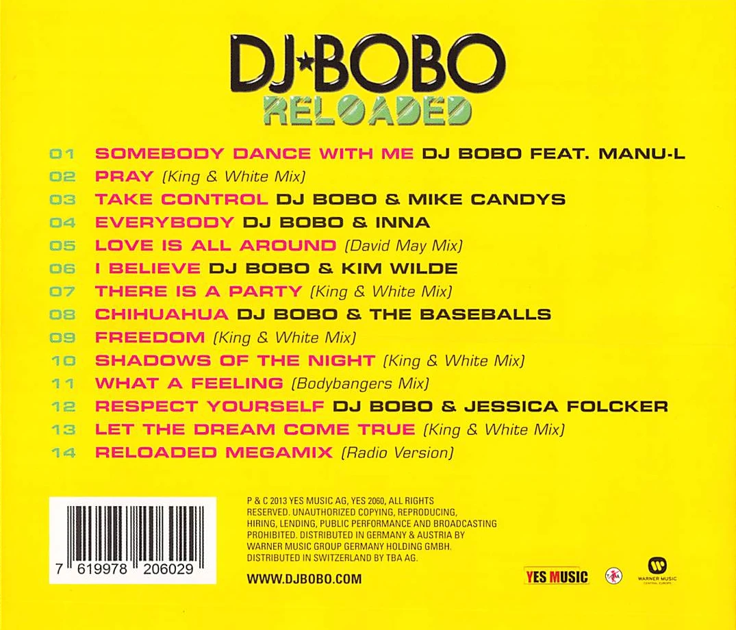 Reloaded – Rückseite