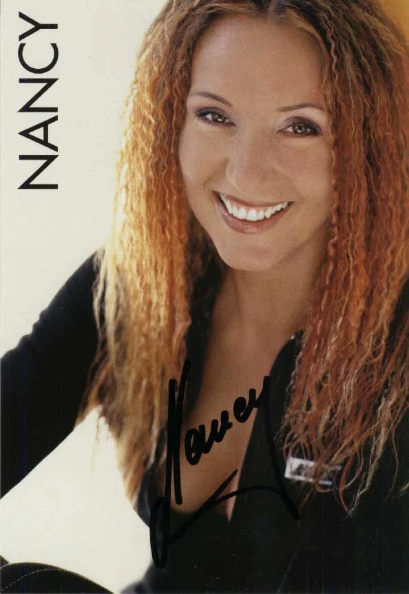 Autogrammkarte Nancy – Visions Tour 2003