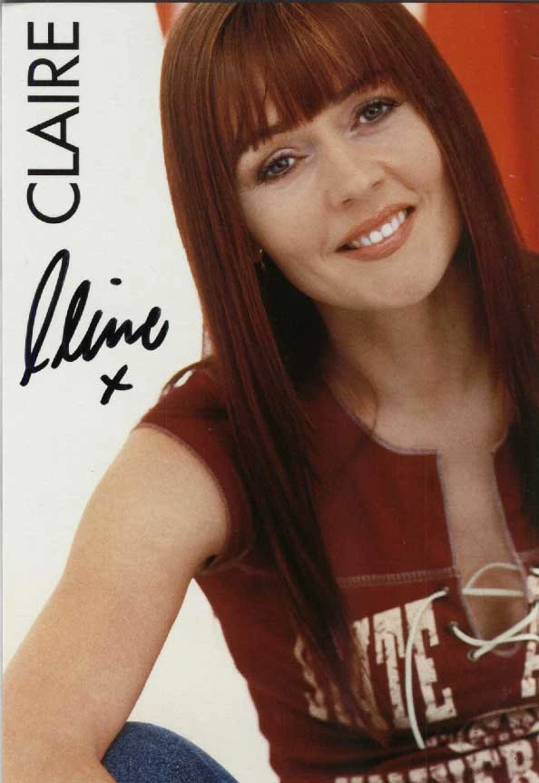 Autogrammkarte Claire – Circus Tour 2014