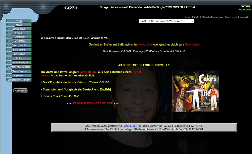 2. Design – 03.04.2001 – 22.05.2001