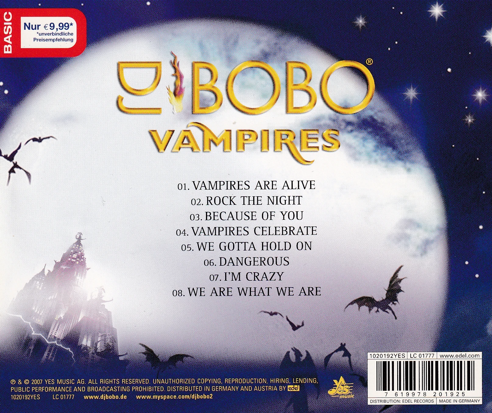 Vampires – Basic Rückseite