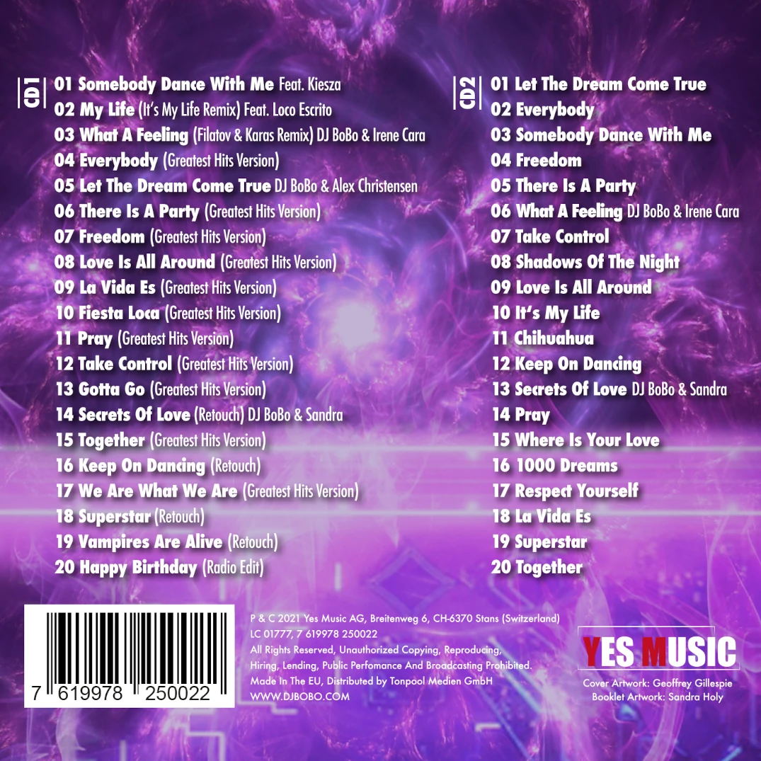 Greatest Hits (2021) – Rückseite